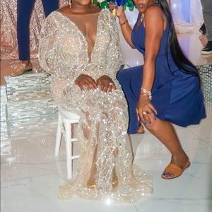 Beautiful Custom Beaded Gown